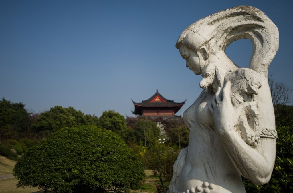 Baota shan Park Zhenjiang China